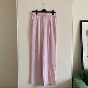 Aritzia Sadiki Pant - High Waist Wide Leg - Pink 8